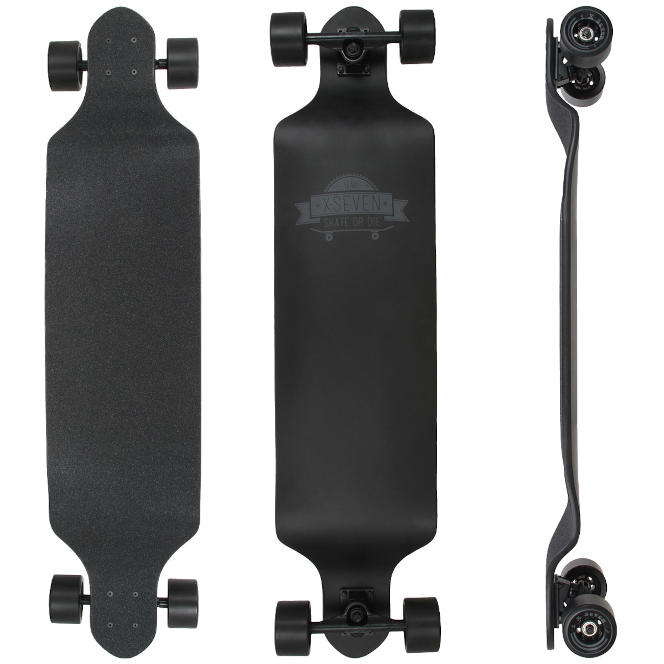 Longboard X7 Black Rebaixado | Centauro