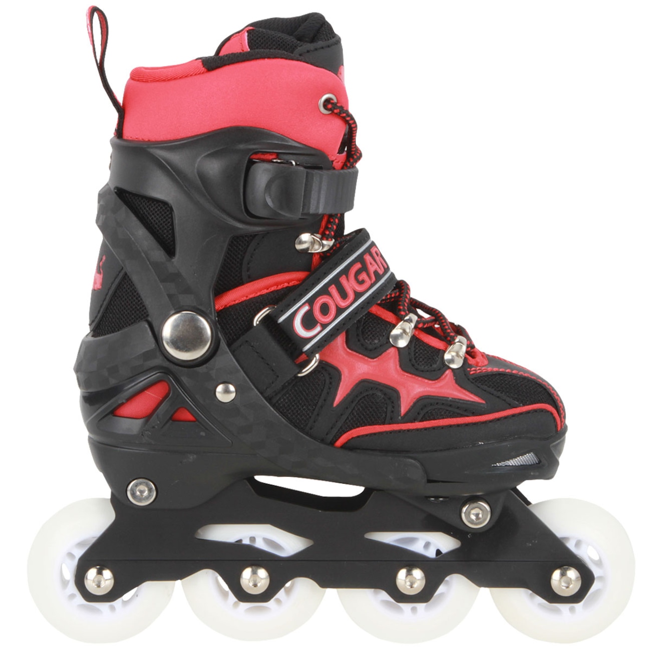 Patins Oxer Cougar Red Devils CR3 - In Line - Fitness - ABEC 7