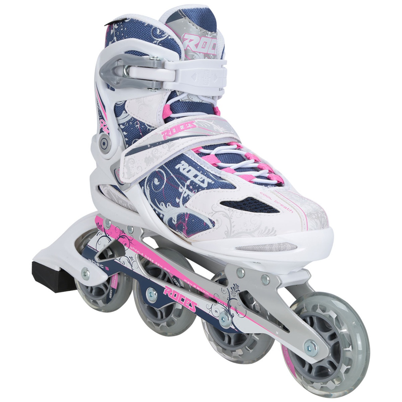 Patins Roces Patins Roces FLOS - In Line - Fitness - ABEC 7 - Base de Alumínio ...