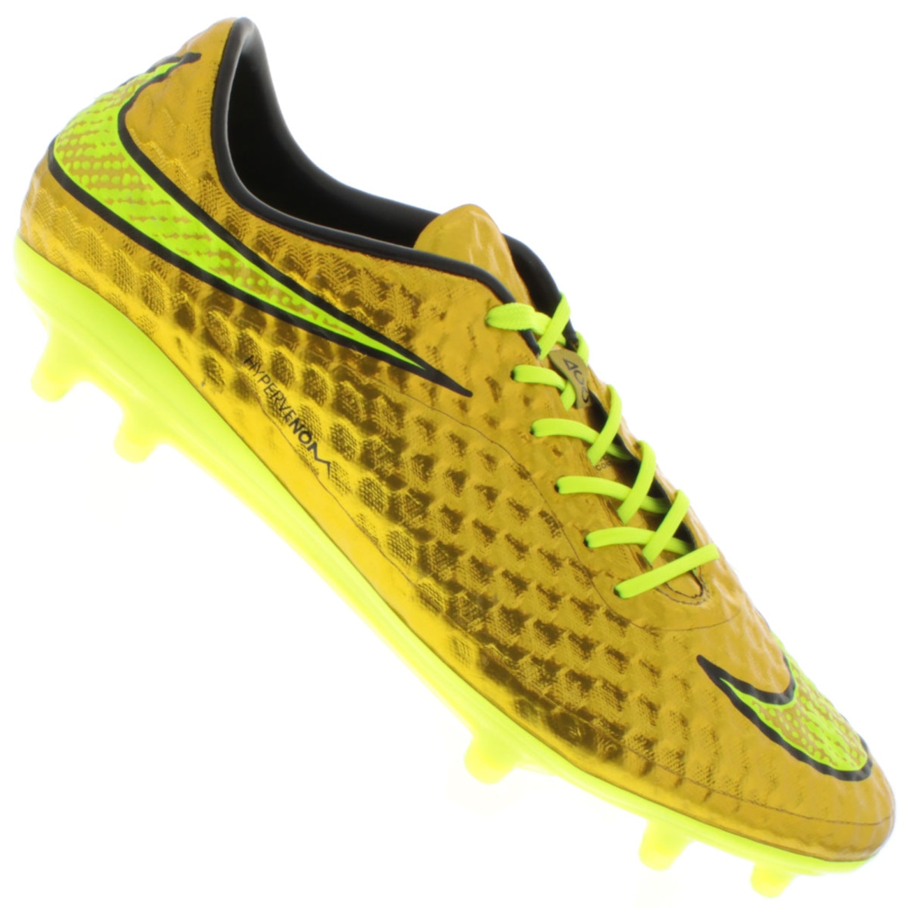 NIKE Hypervenom サッカーシューズ ゴールド Chuteira de Campo Nike Hypervenom Phantom FG - Adulto | Centauro