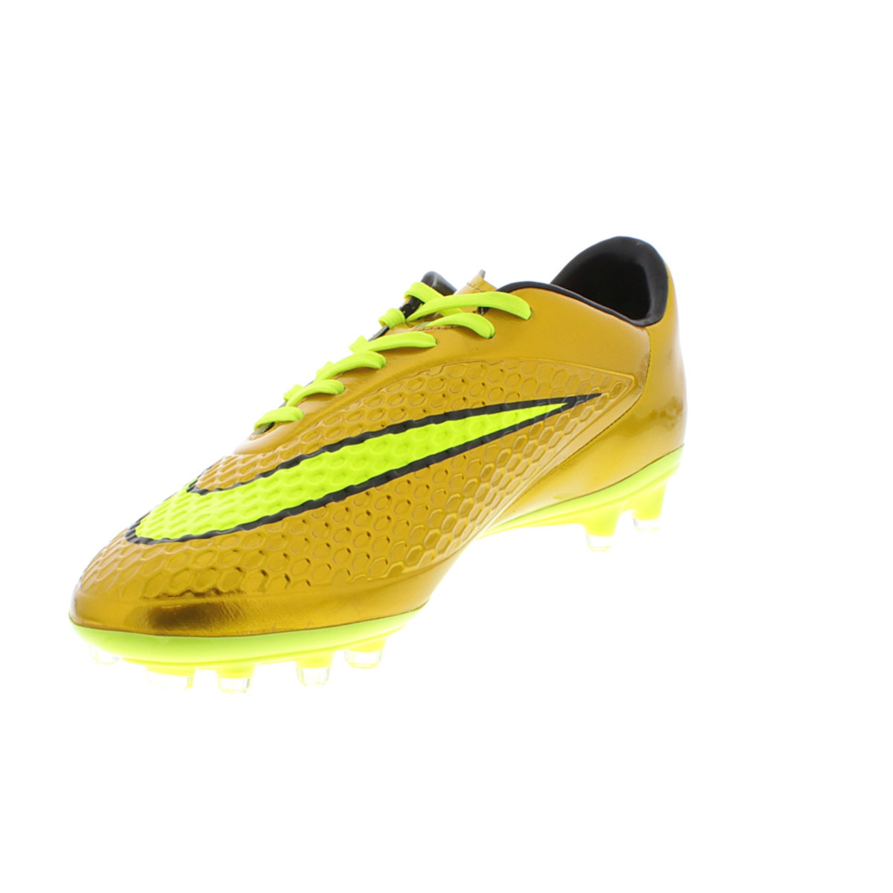 Chuteira de Campo Nike Hypervenom Dourada Phelon FG | Centauro