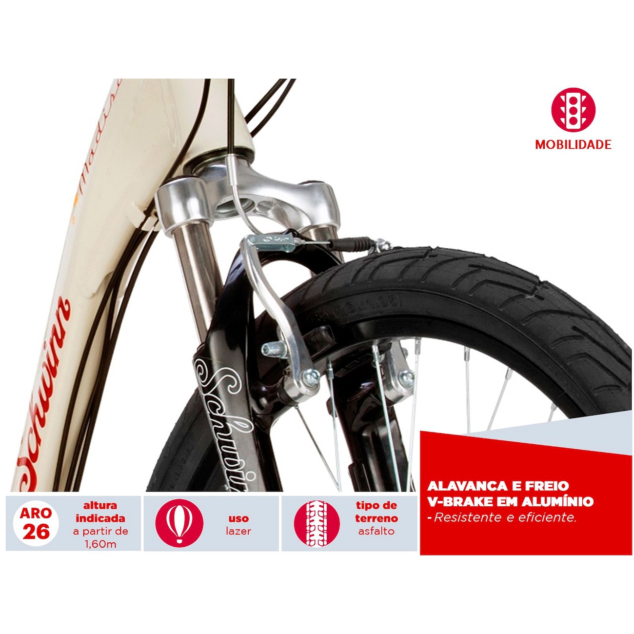 Bicicleta Schwinn Madison Aro 26 - Freios V-Brake - Câmbios