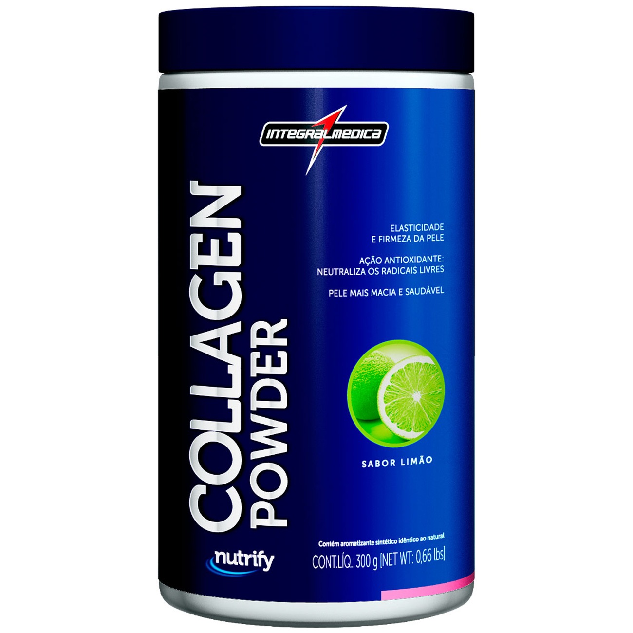 Colágeno Integralmédica Collagen Powder Nutrify - Limão - 300g | Centauro