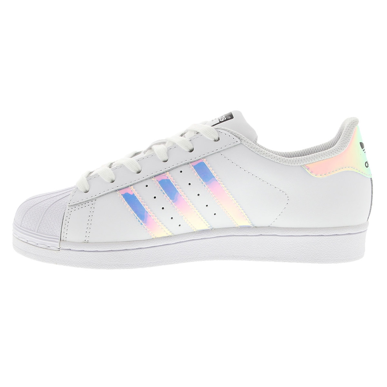 Tênis Adidas Infantil Superstar Iridescent Preto BY2186