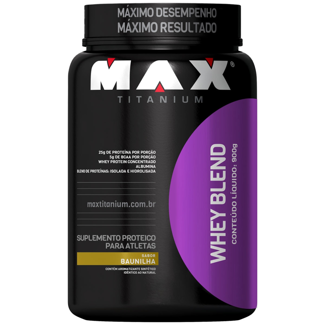 Whey Blend 900G - Baunilha - Max Titanium