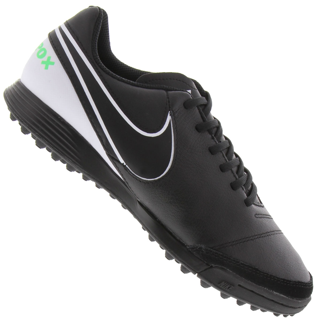 Chuteira Society Nike Tiempo Gênio II Leather TF - Adulto