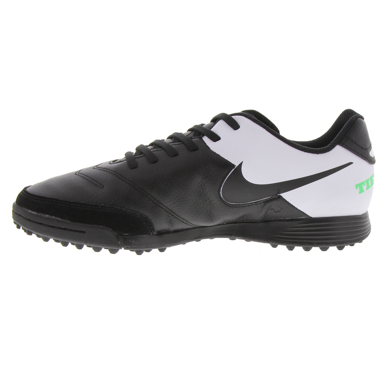 シューズ Nike Tiempo Genio Leather TF BLACK/VOLT Nike Tiempo Genio TF Black/Volt/White