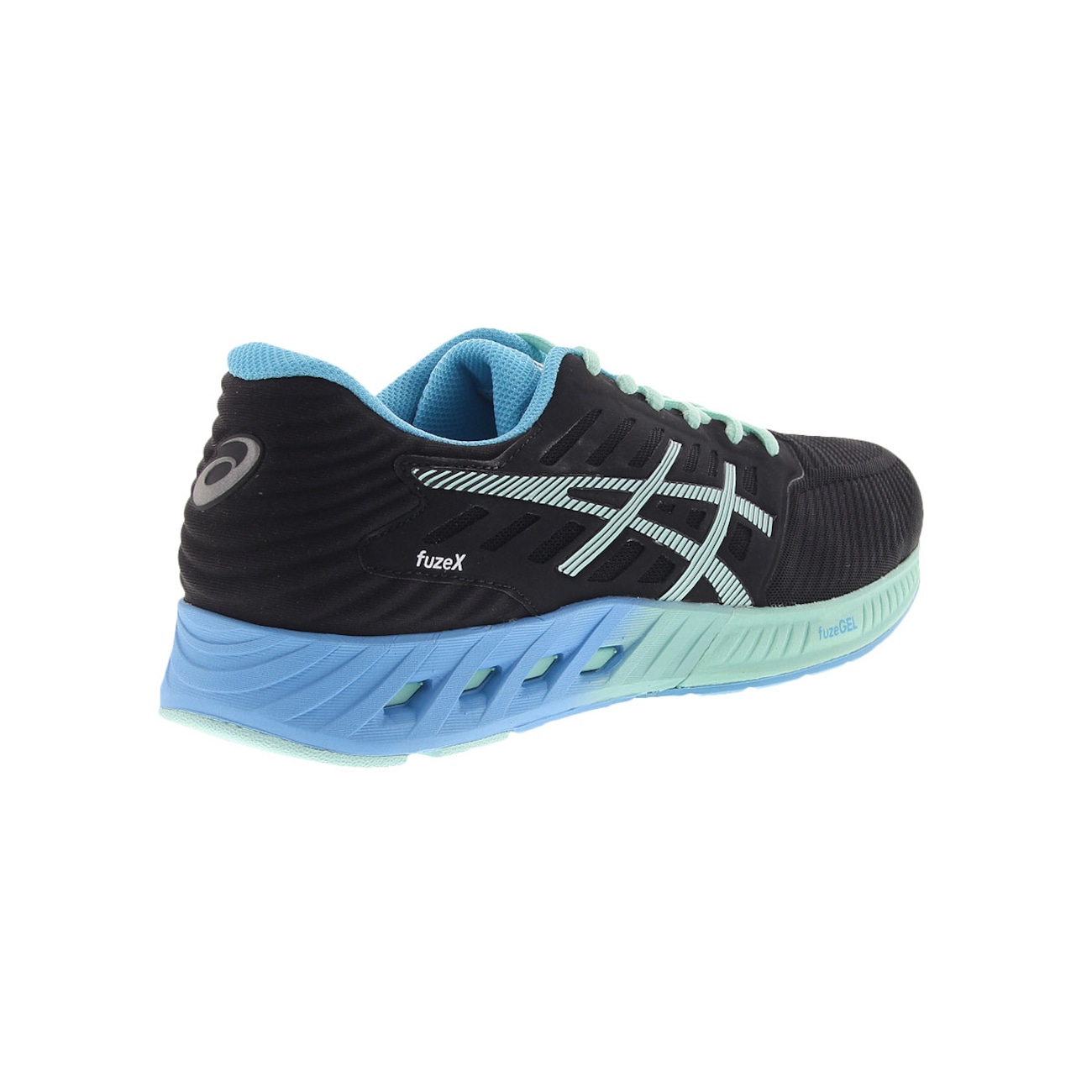 Asics fuzex hot sale black