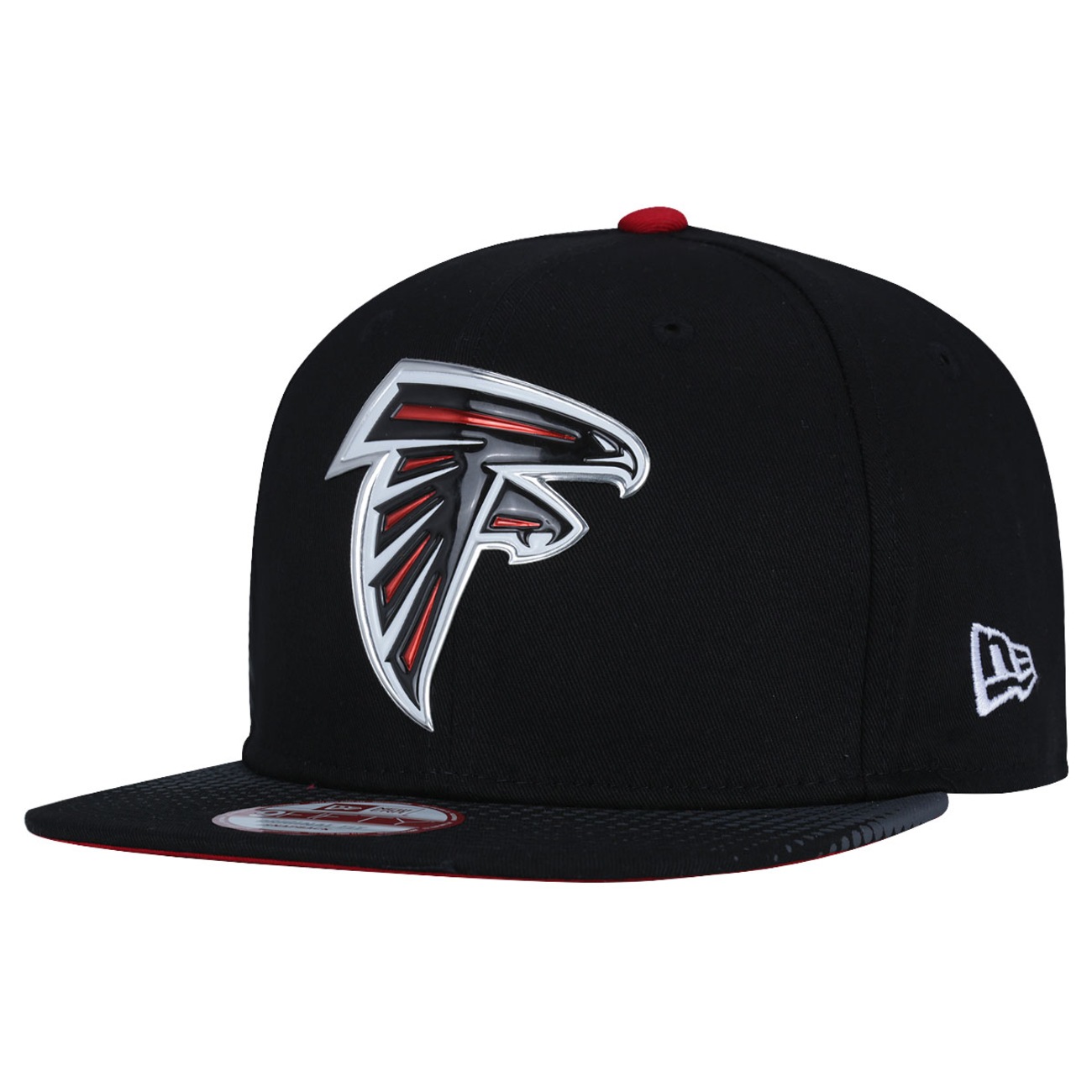 Bone 9FIFTY atlanta falcons sideline cold weather aba reta preto aba reta  snapback preto New Era em Promoção na Americanas