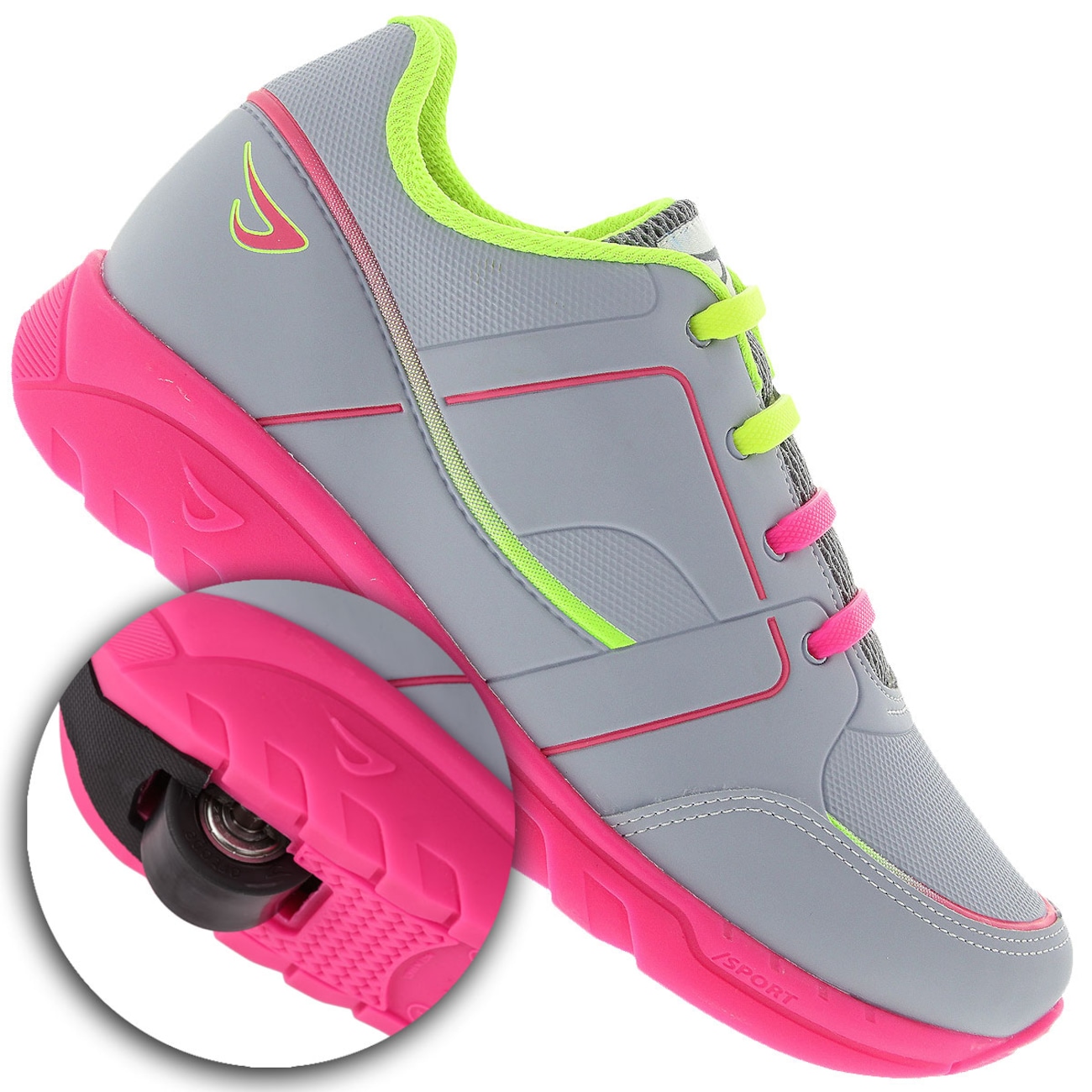 Tênis de Rodinha Ortopé Estica Puxa Feminino Infantil Centauro