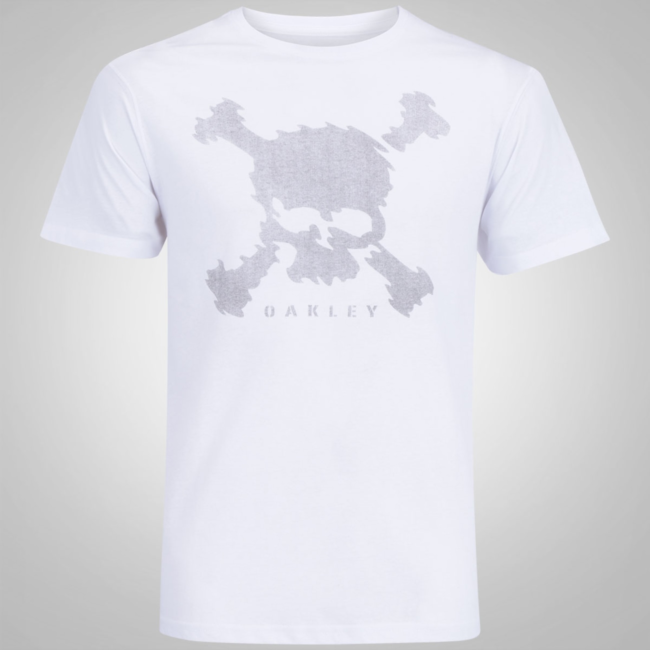 Camiseta Oakley Skull Branca - Compre Agora