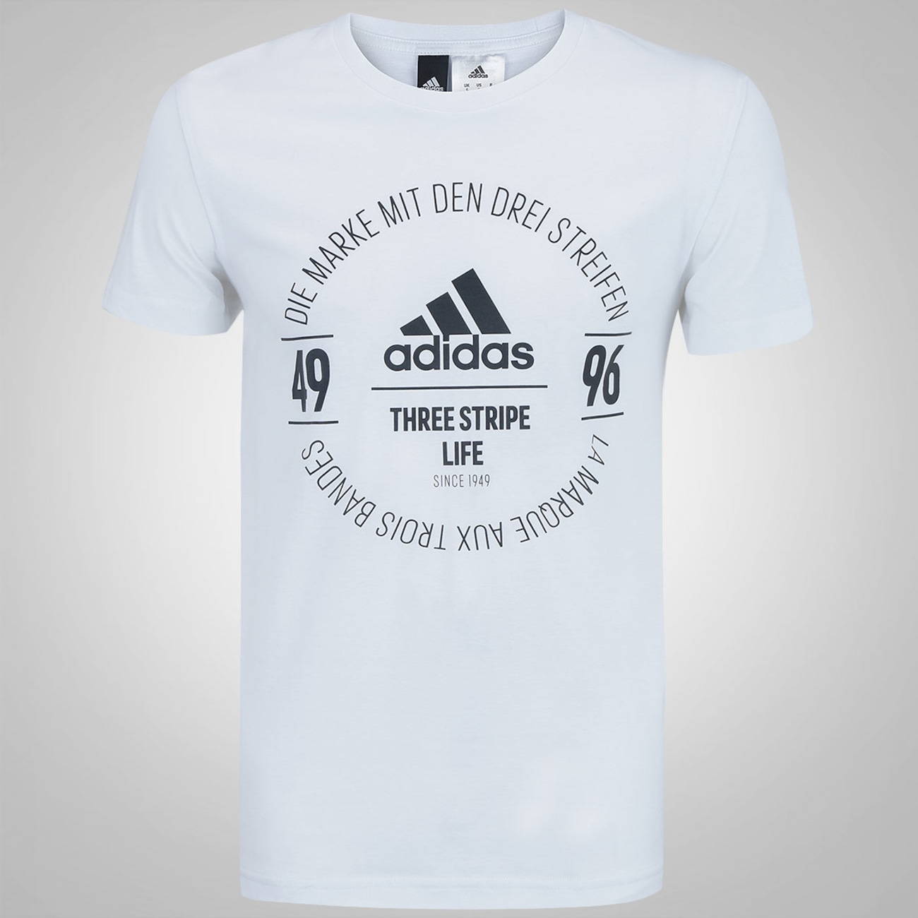 Camiseta best sale adidas logo