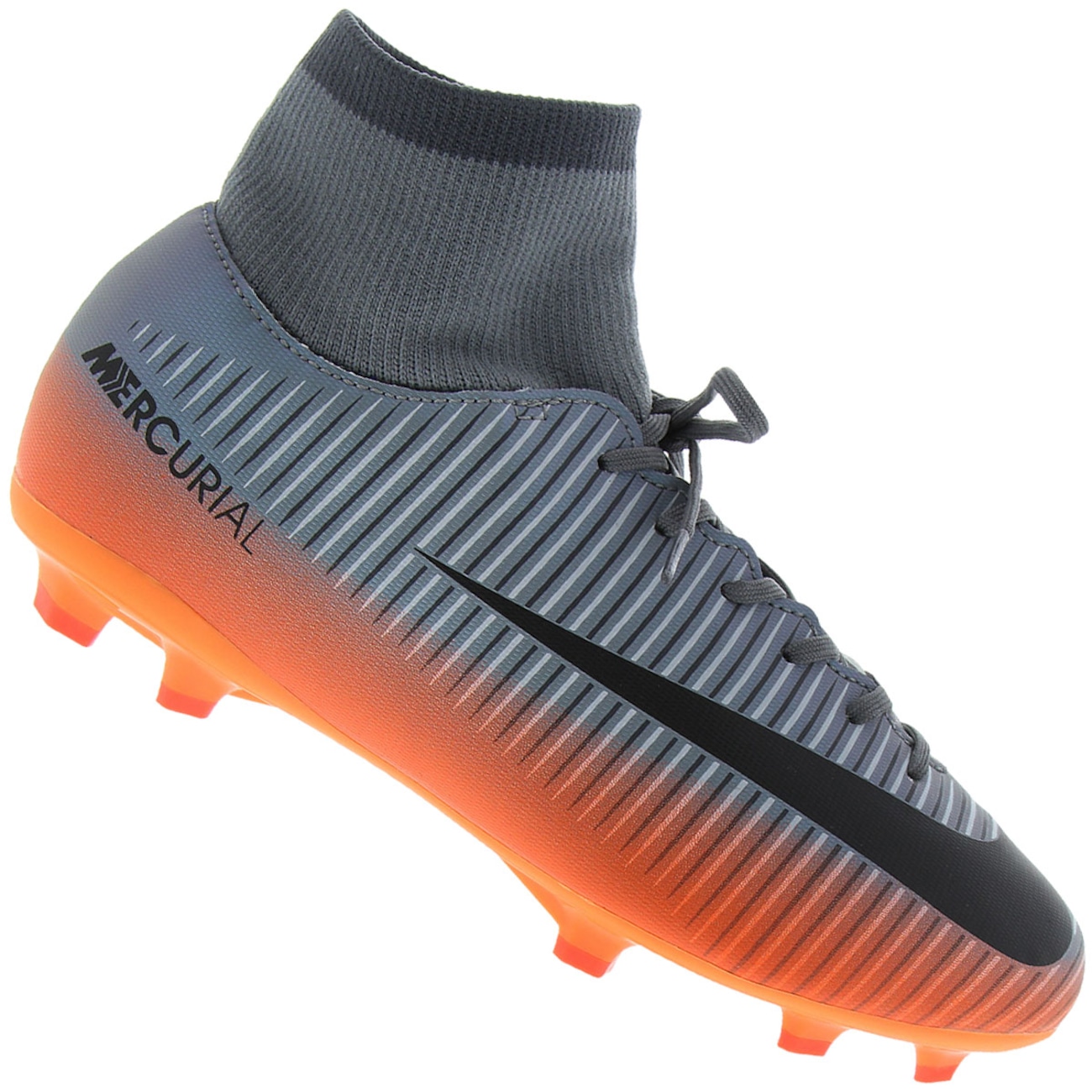 Chuteira de Campo Nike Mercurial Victory VI CR7 DF FG - Infantil