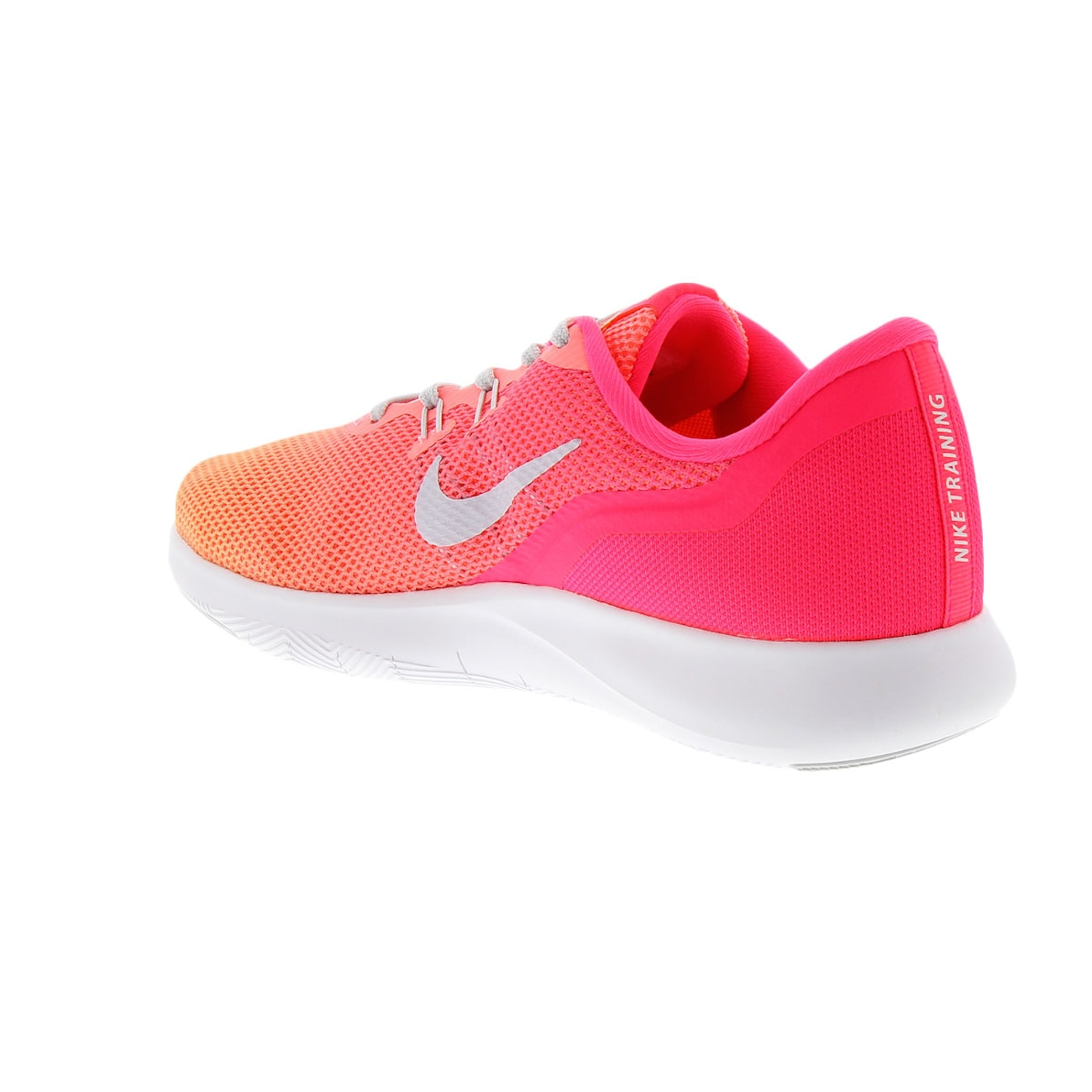 Nike training flex trainer store 7 in white and pink