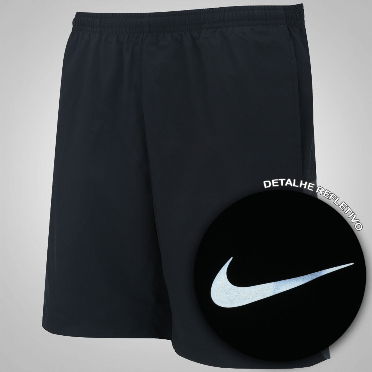 short nike refletivo