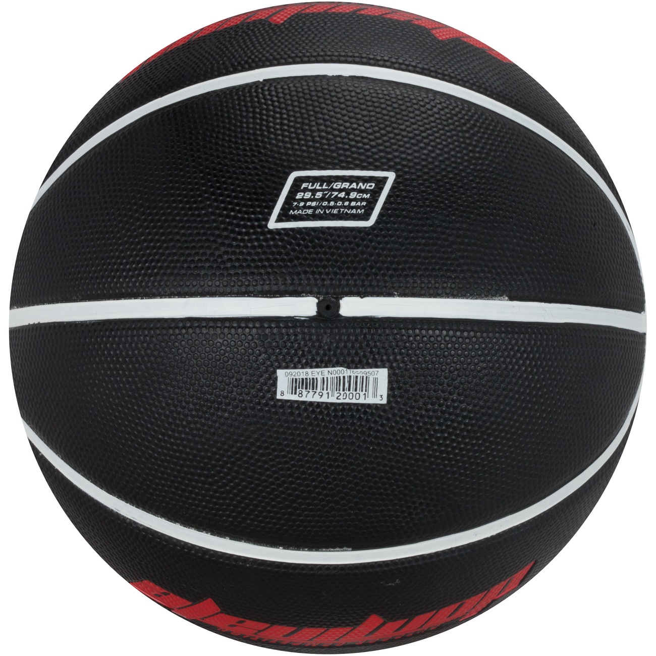 Bola de Basquete Nike Dominate 8p/T7 Preta+Vermelha - Top Radical