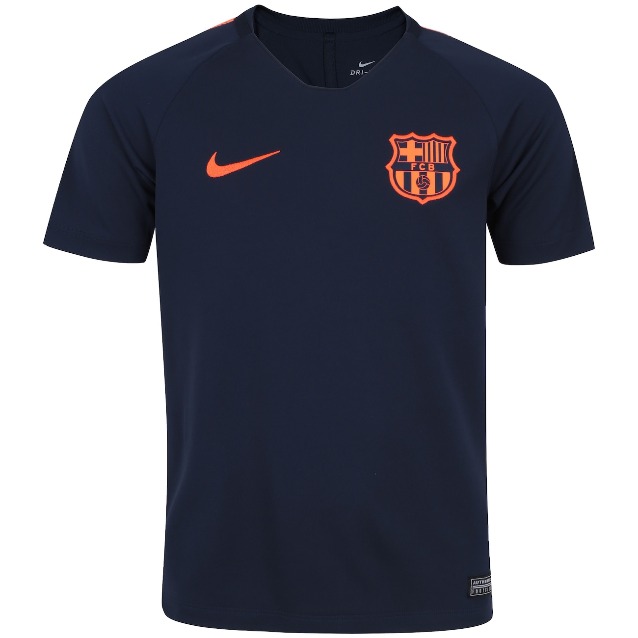 Camisa de Treino Barcelona 17/18 Nike com Patrocínio - Infantil