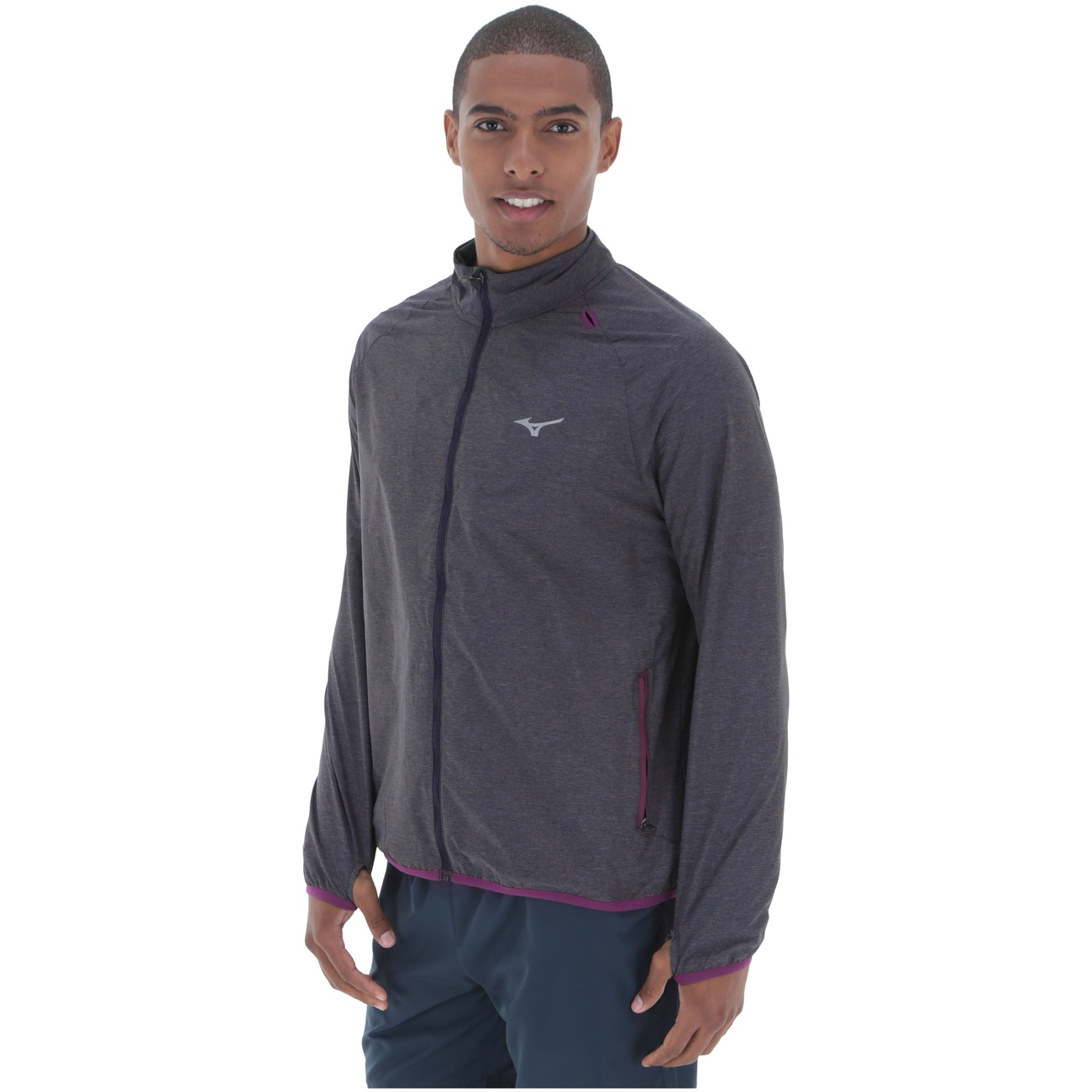 jaqueta mizuno sky run masculina