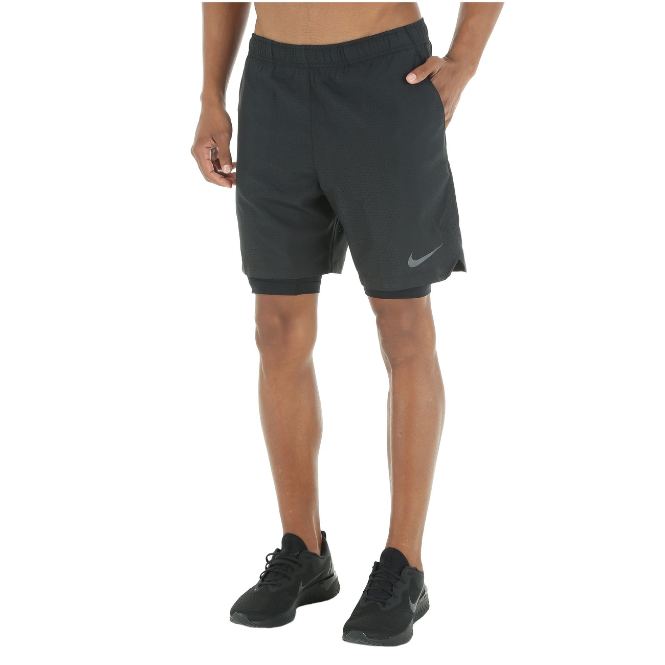 bermuda nike challenger 7in 2in1 masculina