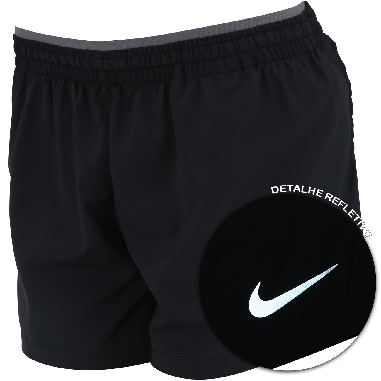 short nike refletivo