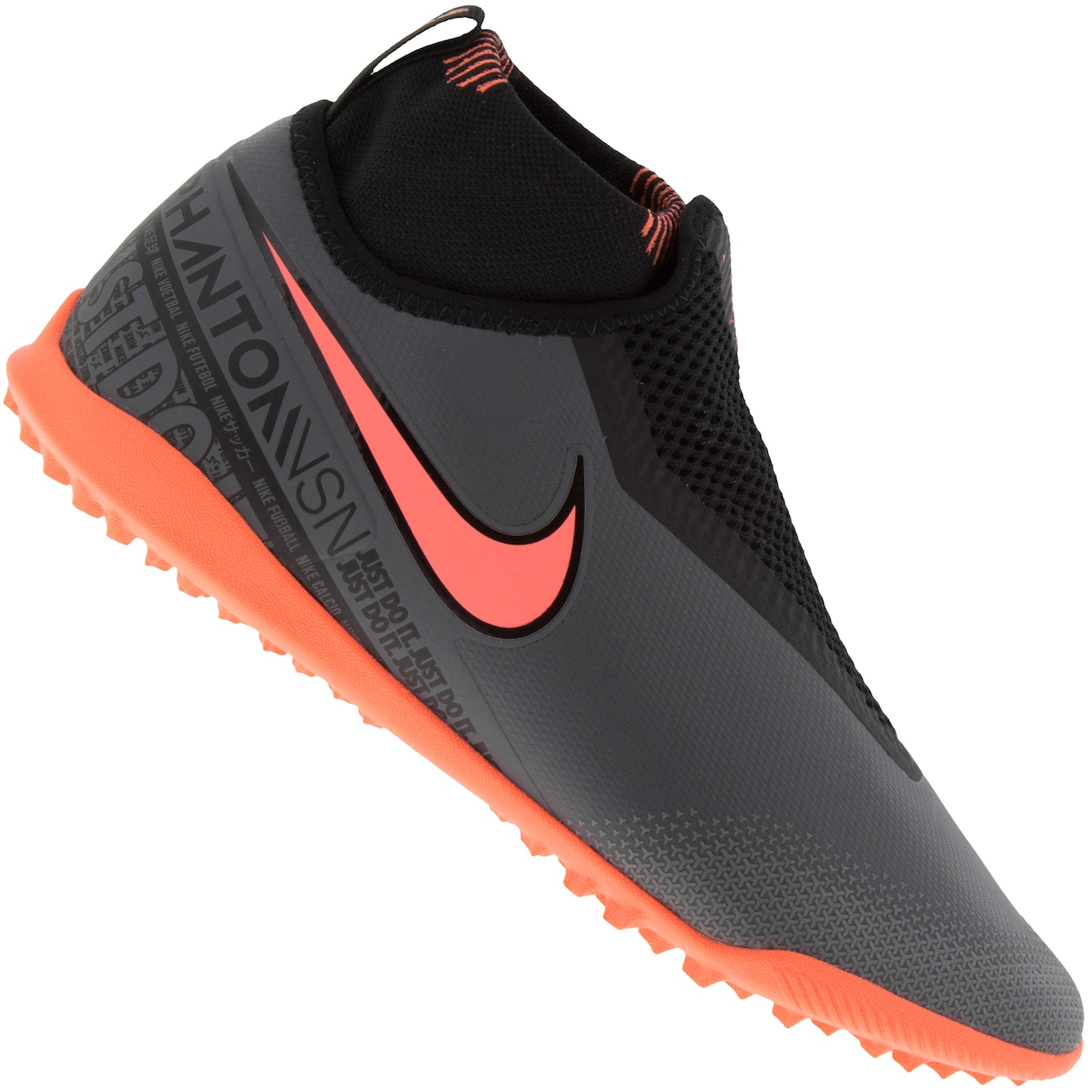Chuteira Society Nike React Phantom VIVSN Pro DF TF Adulto