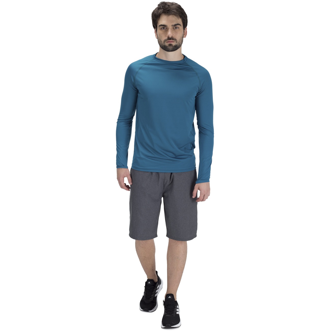 Camiseta Manga Longa com Proteção Solar UV 50+ Oxer New - Masculina - Video 1