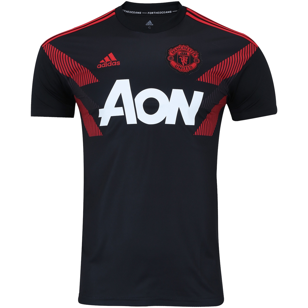 Camisa Adidas Manchester United Pre Jogo - masculino - adulto Preto