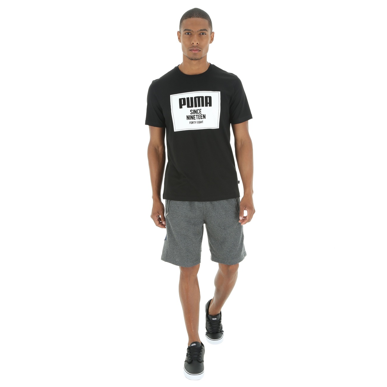 Camiseta Puma Rebel Block Basic - Masculina - Video 1