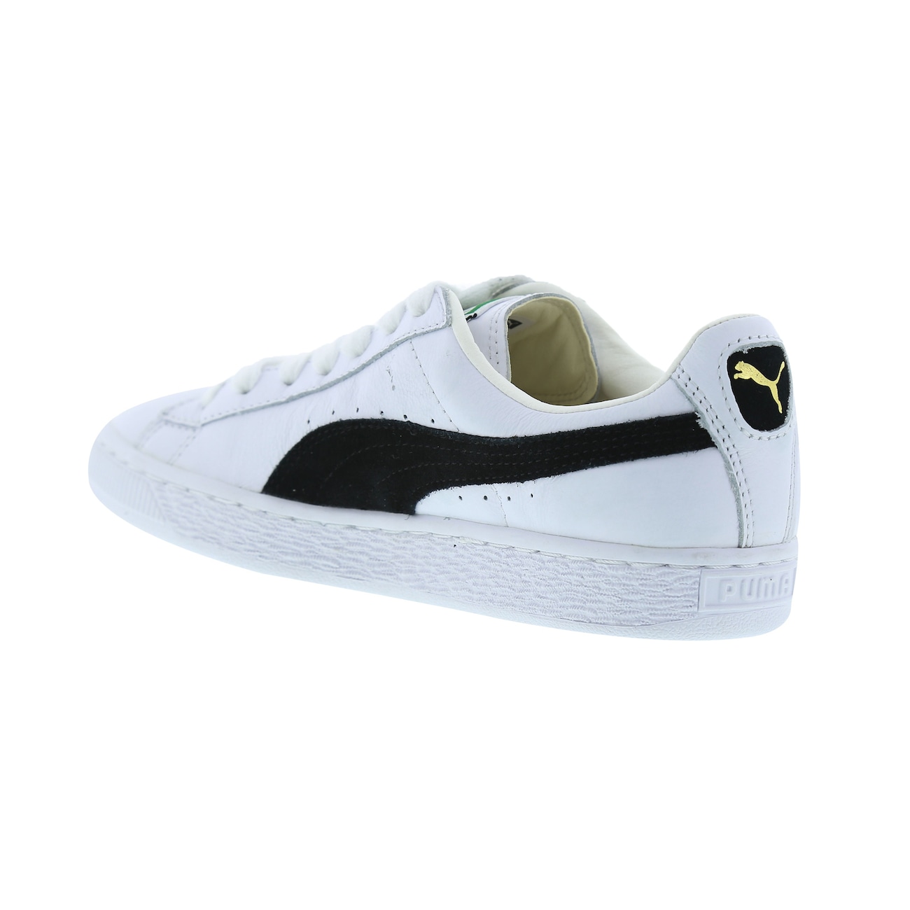 Puma basket hot sale all white