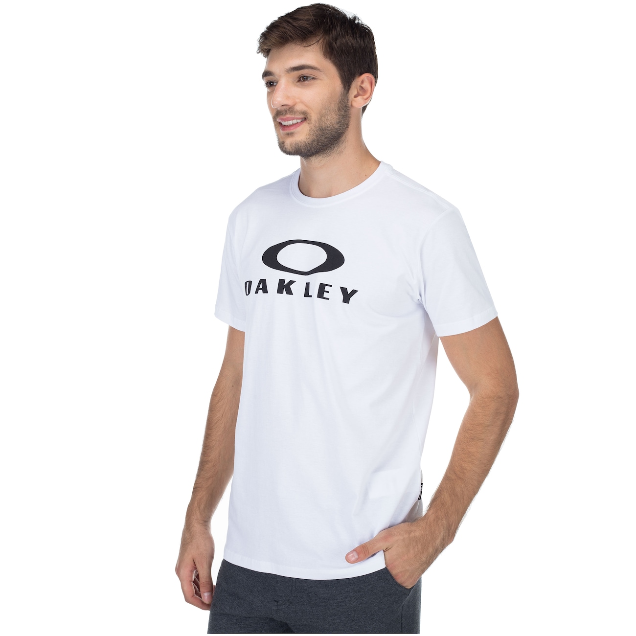 Camiseta oakley masculina iconic tee vermelho em Promoção na