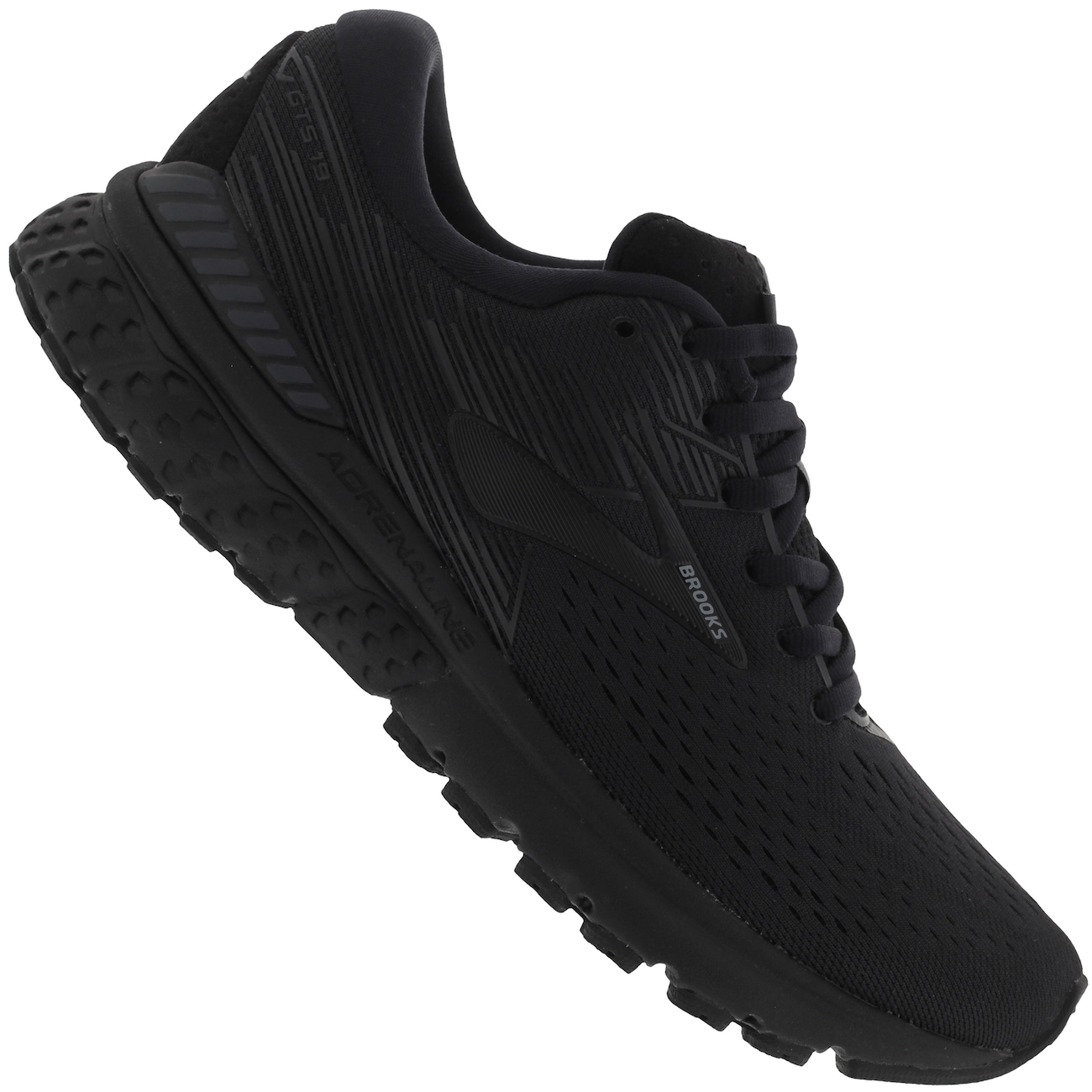 Tenis Brooks Hombre - Adrenaline GTS 19 Negros - Brooks Outlet