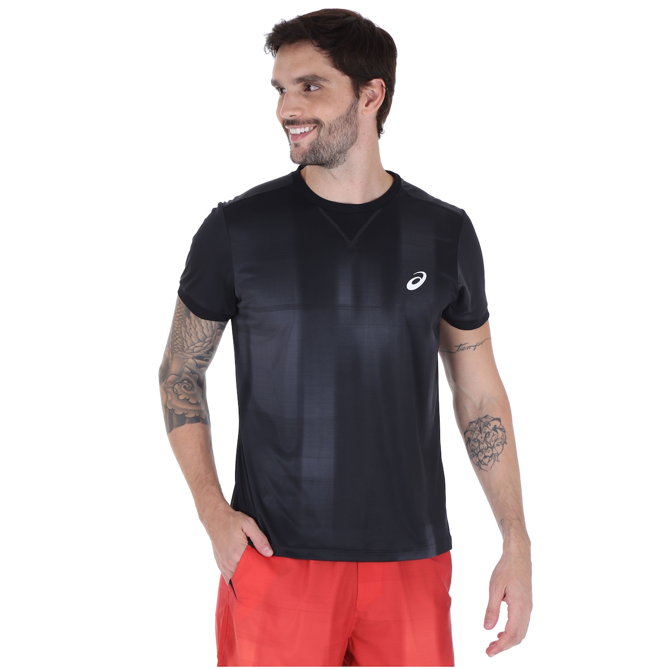 camiseta asics tennis