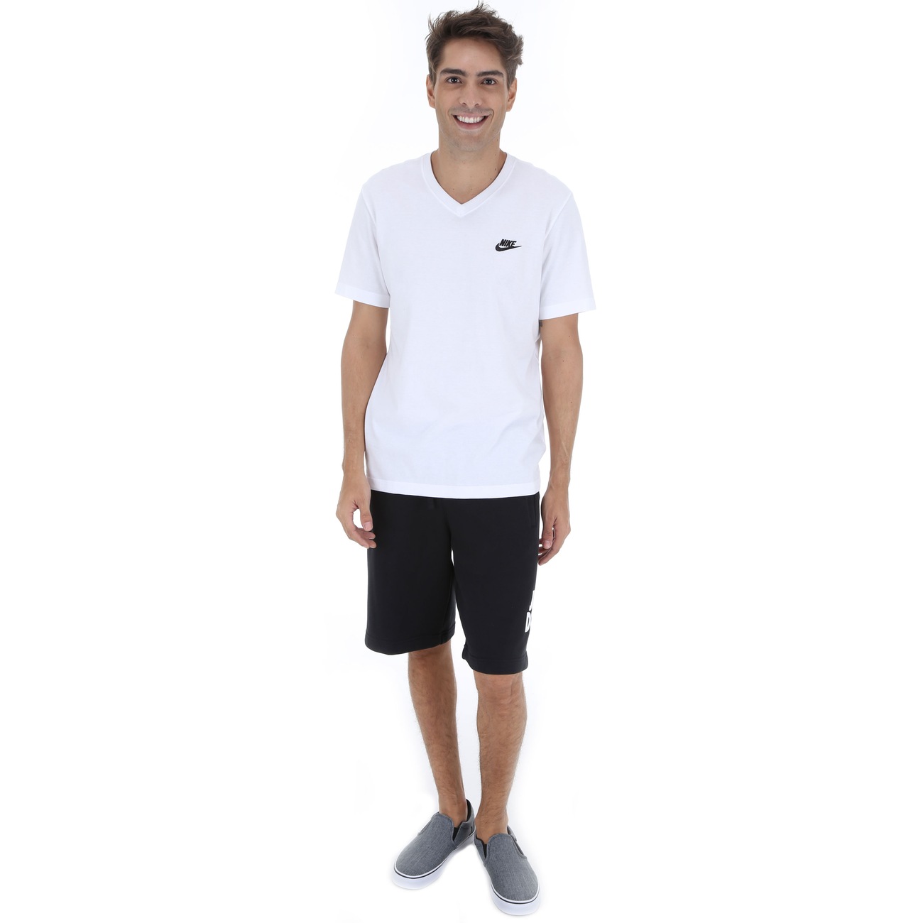 camiseta nike club v neck