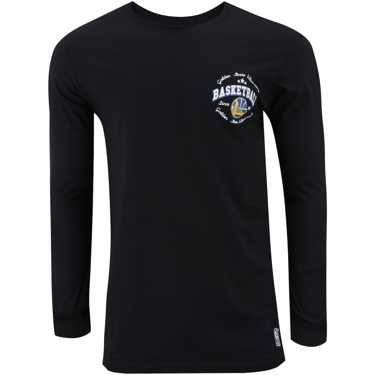 Camiseta Manga Longa NBA Golden State Warriors Crayons - Masculina