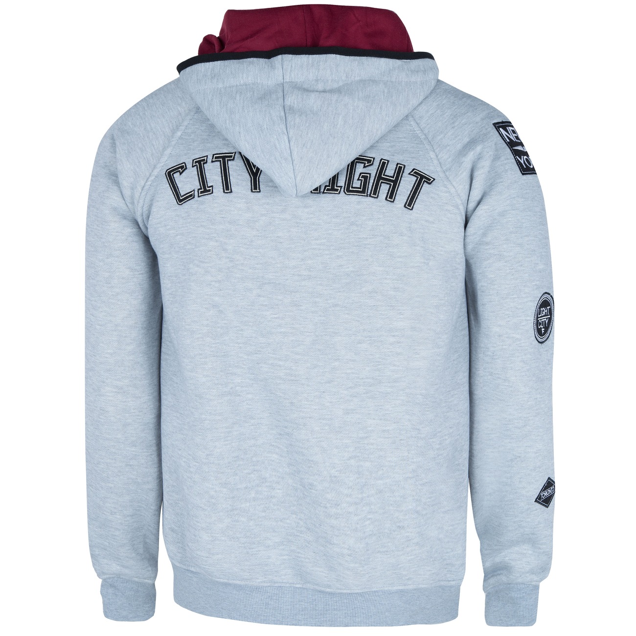 Jaqueta de Moletom com Capuz Fatal Raglan 18226 - Masculina - Video 1