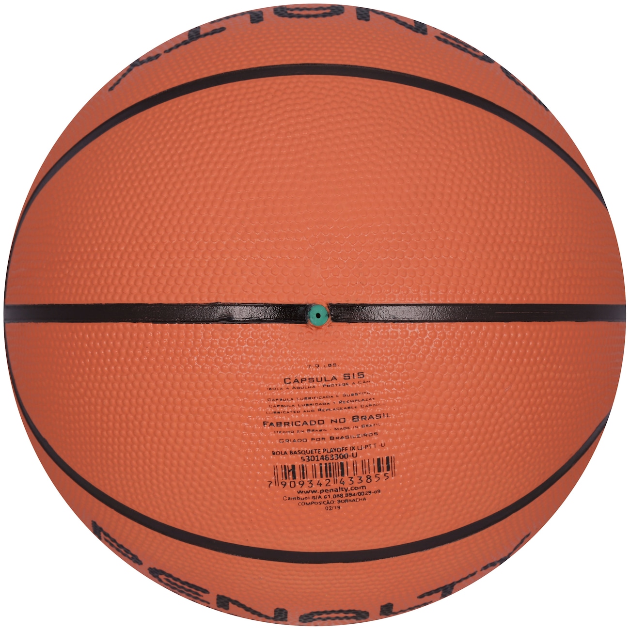 Penalty Playoff Baby VIII, Bola de Basquete Adulto Unissex, Laranja  (Orange), 59 cm