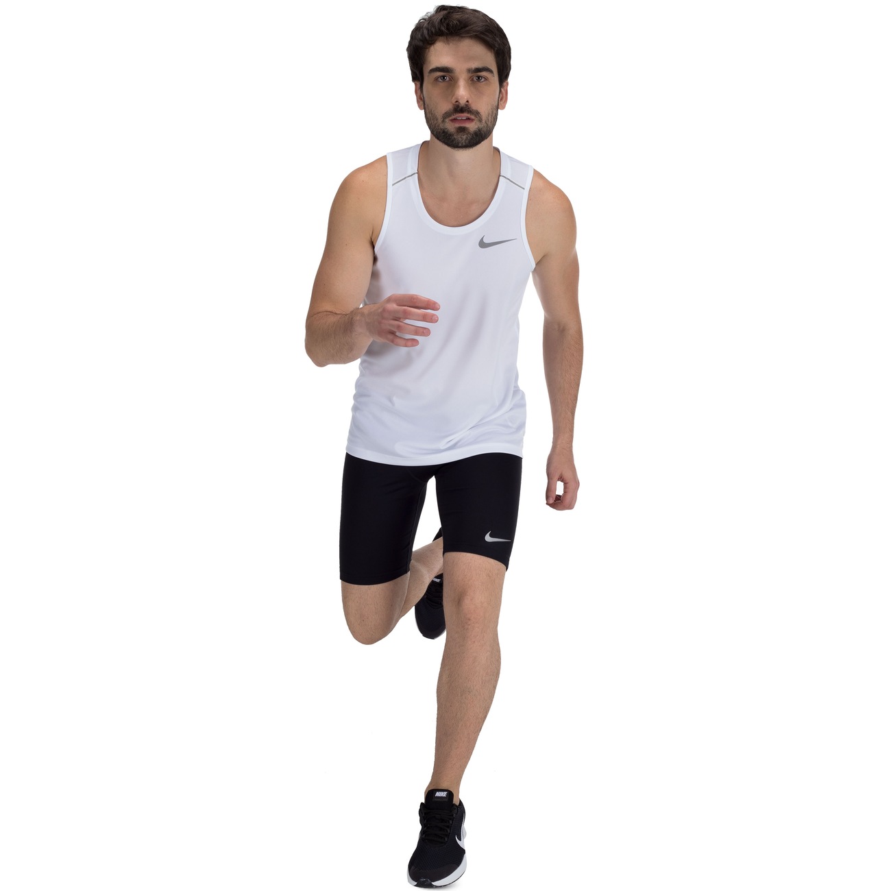 short nike power tight half fast masculino