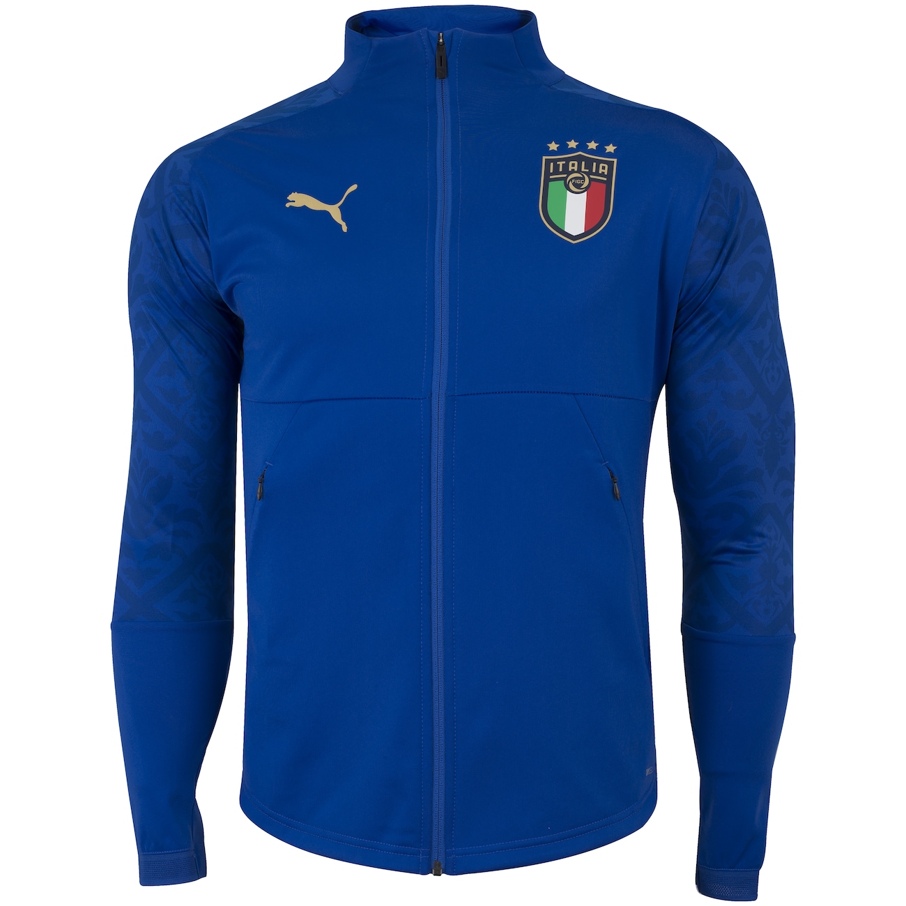 Agasalho Jaqueta Italia Puma Jaqueta Seleção Da Itália Stadium 20