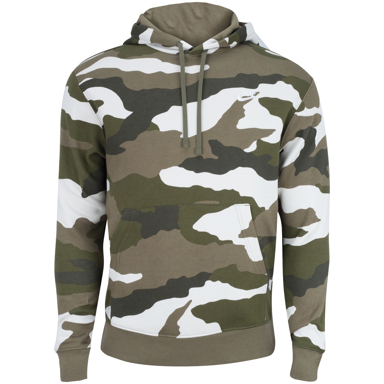 nike camo full zip moletom com capuz