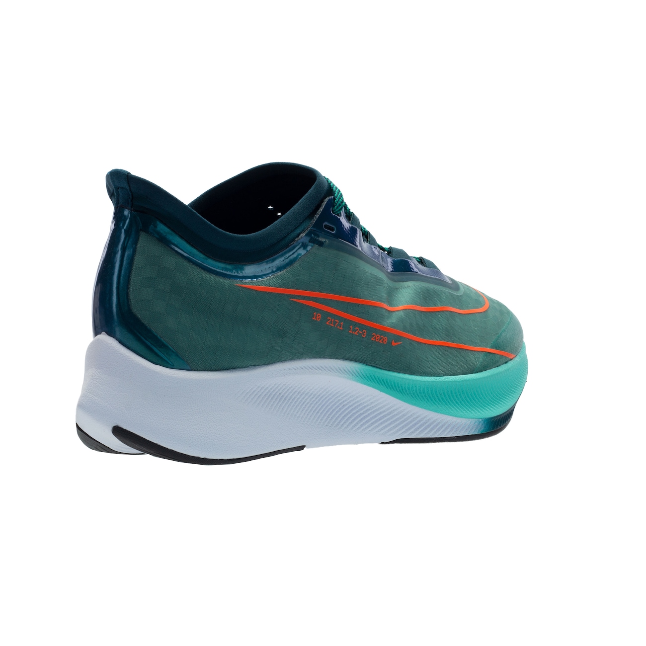 シューズ NIKE - NIKE ZOOM FLY3 PRM HAKONE NIKE ZOOM FLY 3 PRM HAKONE NEPTUNE GREEN HYPER CRIMSON