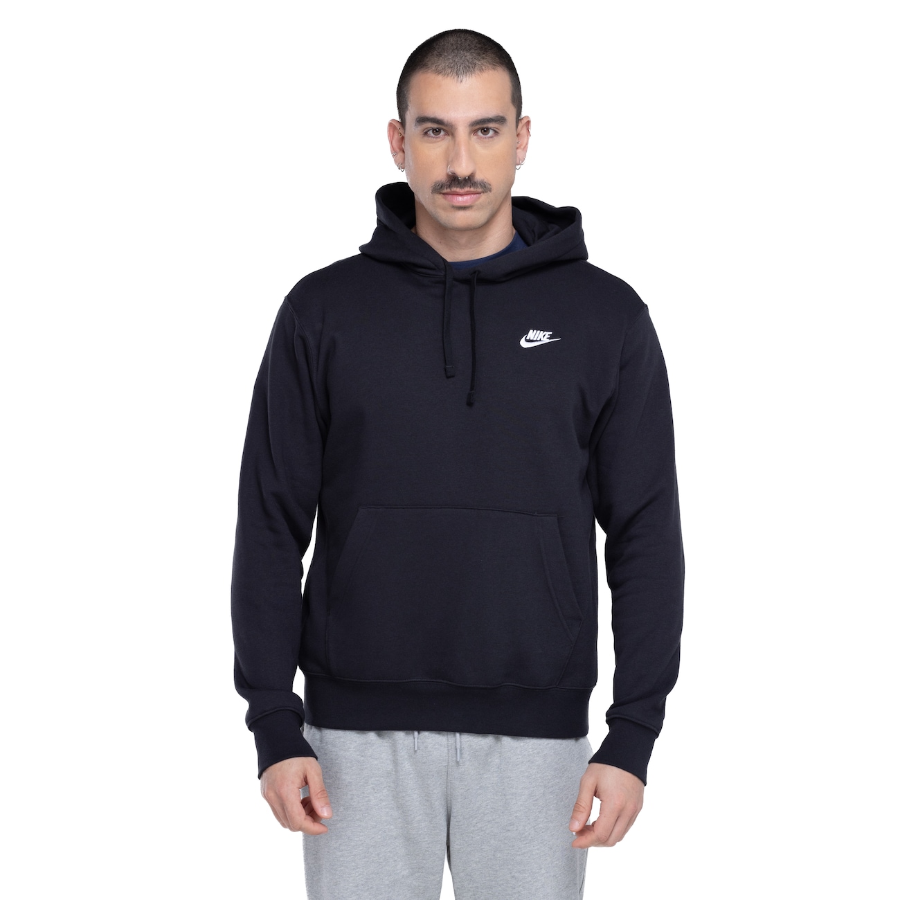 Blusão Com Capuz Nike Hoodie Po Pb Masculino