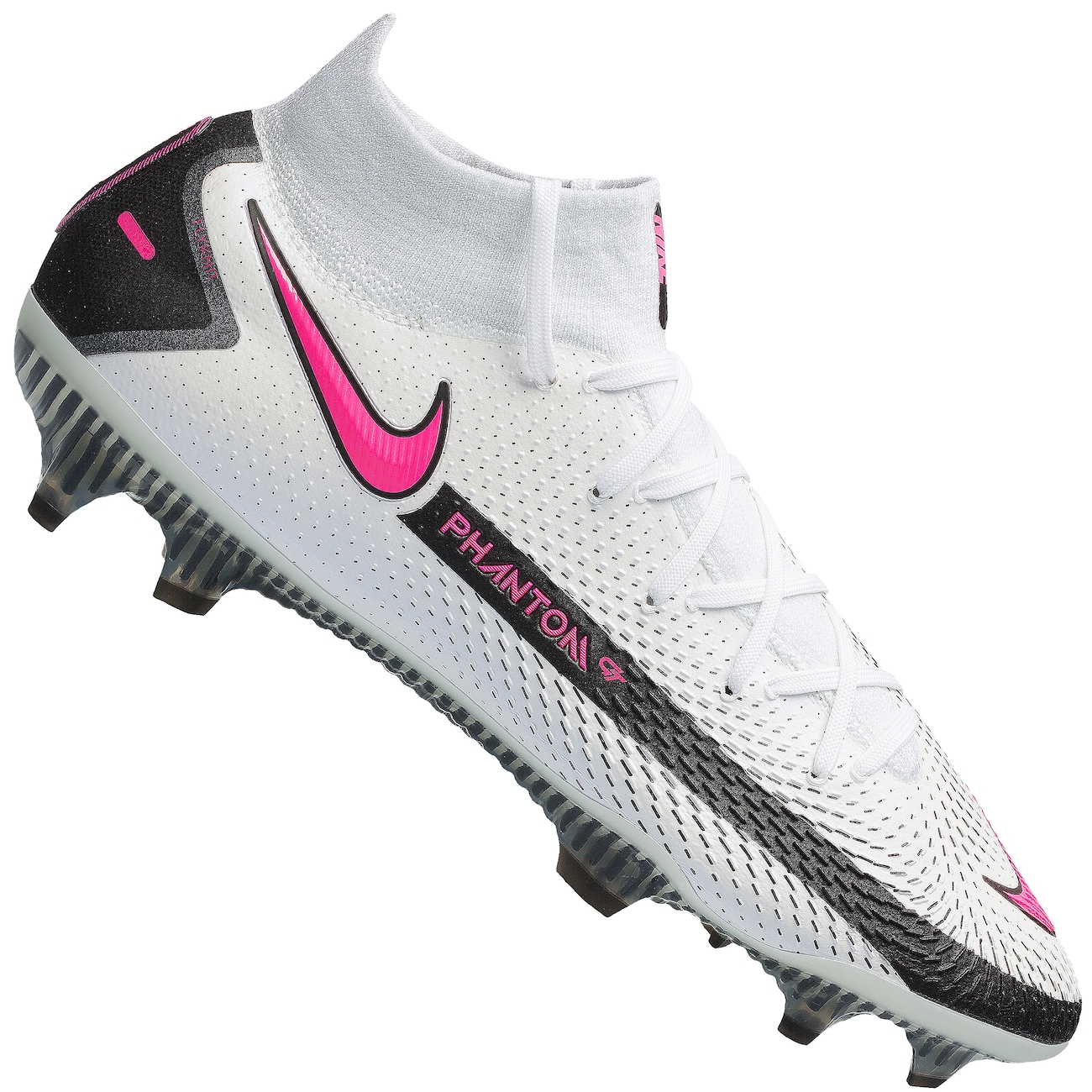 Nike Phantom GT サッカーシューズ ホワイト/グレー Chuteira de Campo Nike Phantom GT Elite DF/FG - Adulto | Centauro