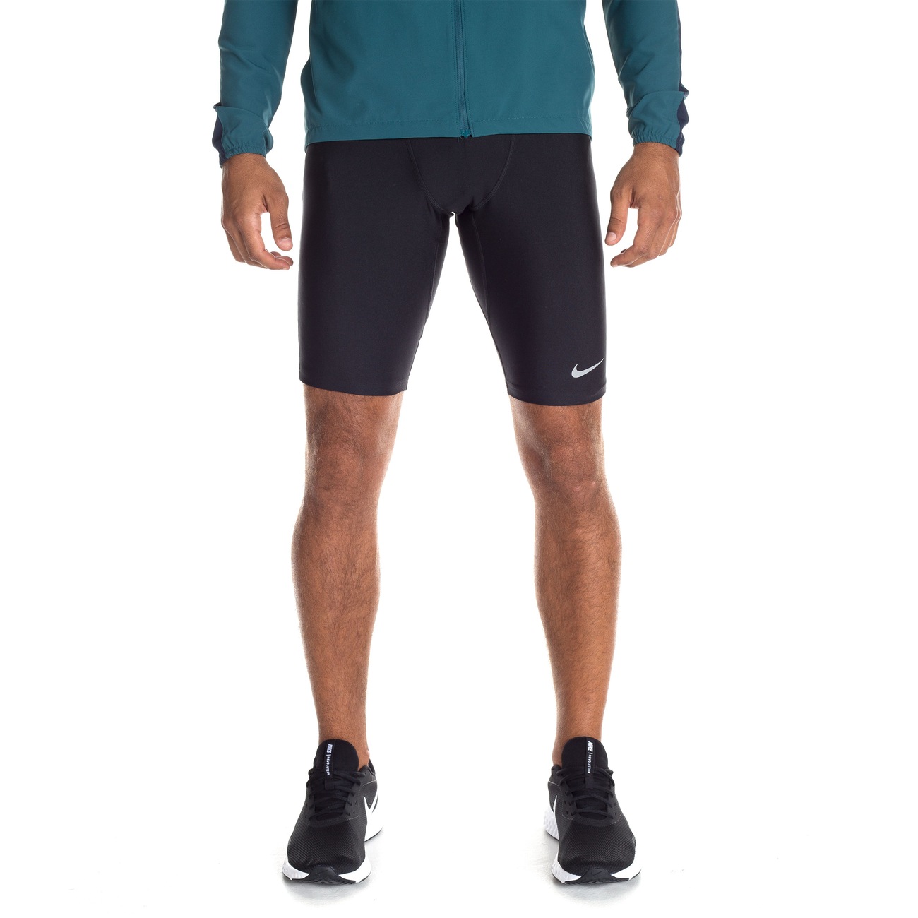 short nike power tight half fast masculino