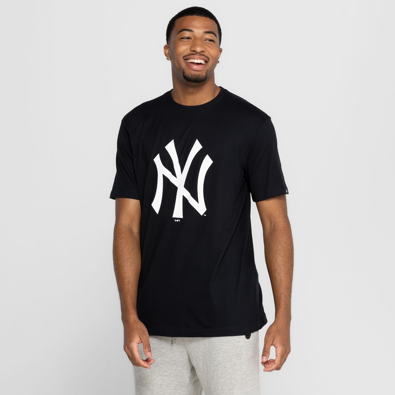 Camisa Beisebol Majestic New York Yankees, Branco/Azul - Sports Men