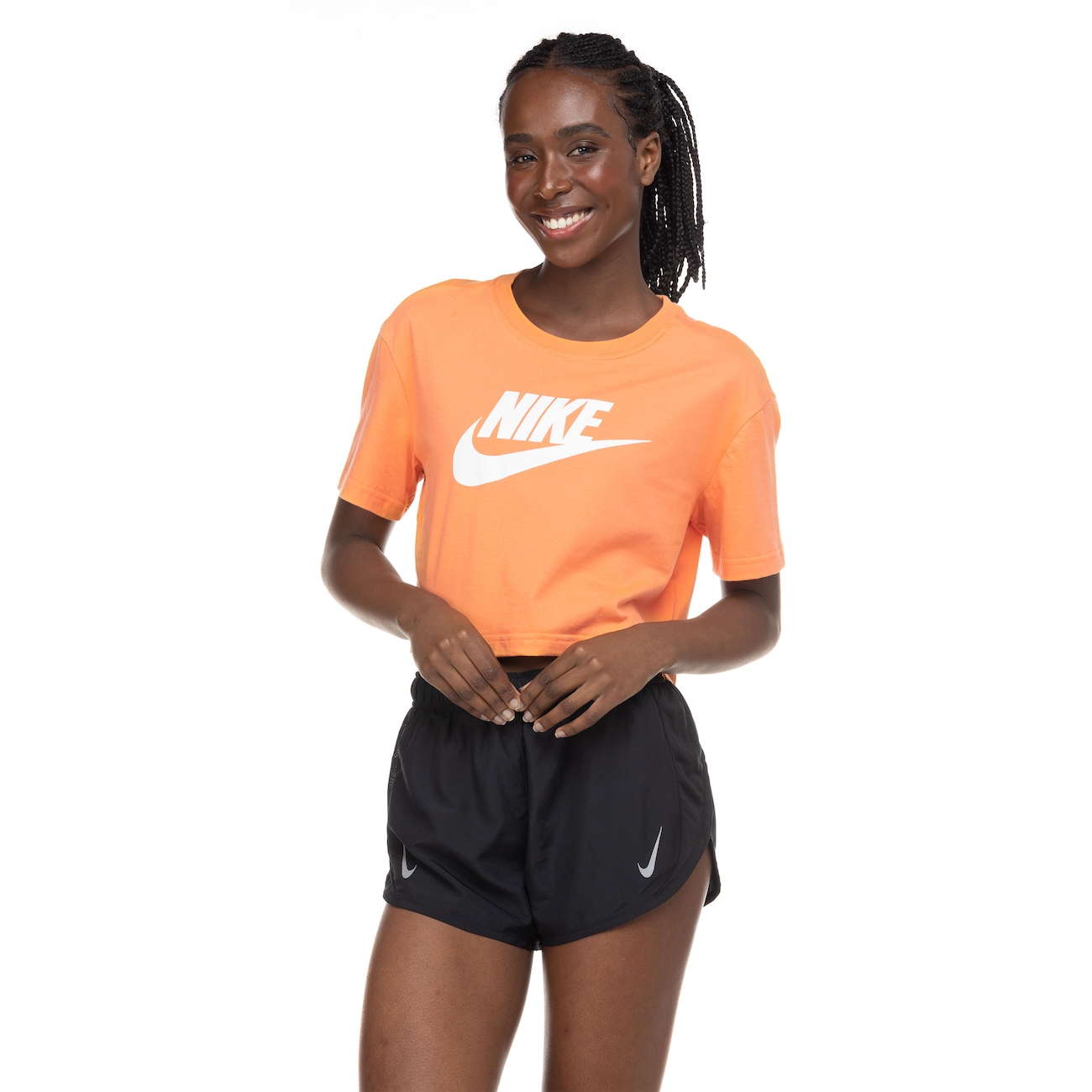 Blusa Cropped Nike Tee Sportswear Essential - Feminina