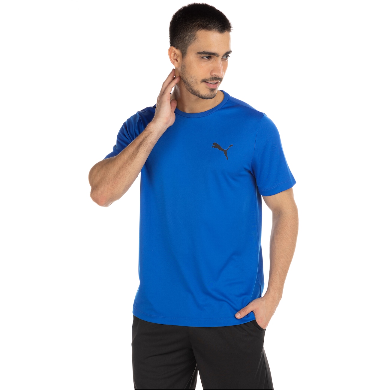 Camiseta Puma Manga Curta Active Small Logo - Masculina