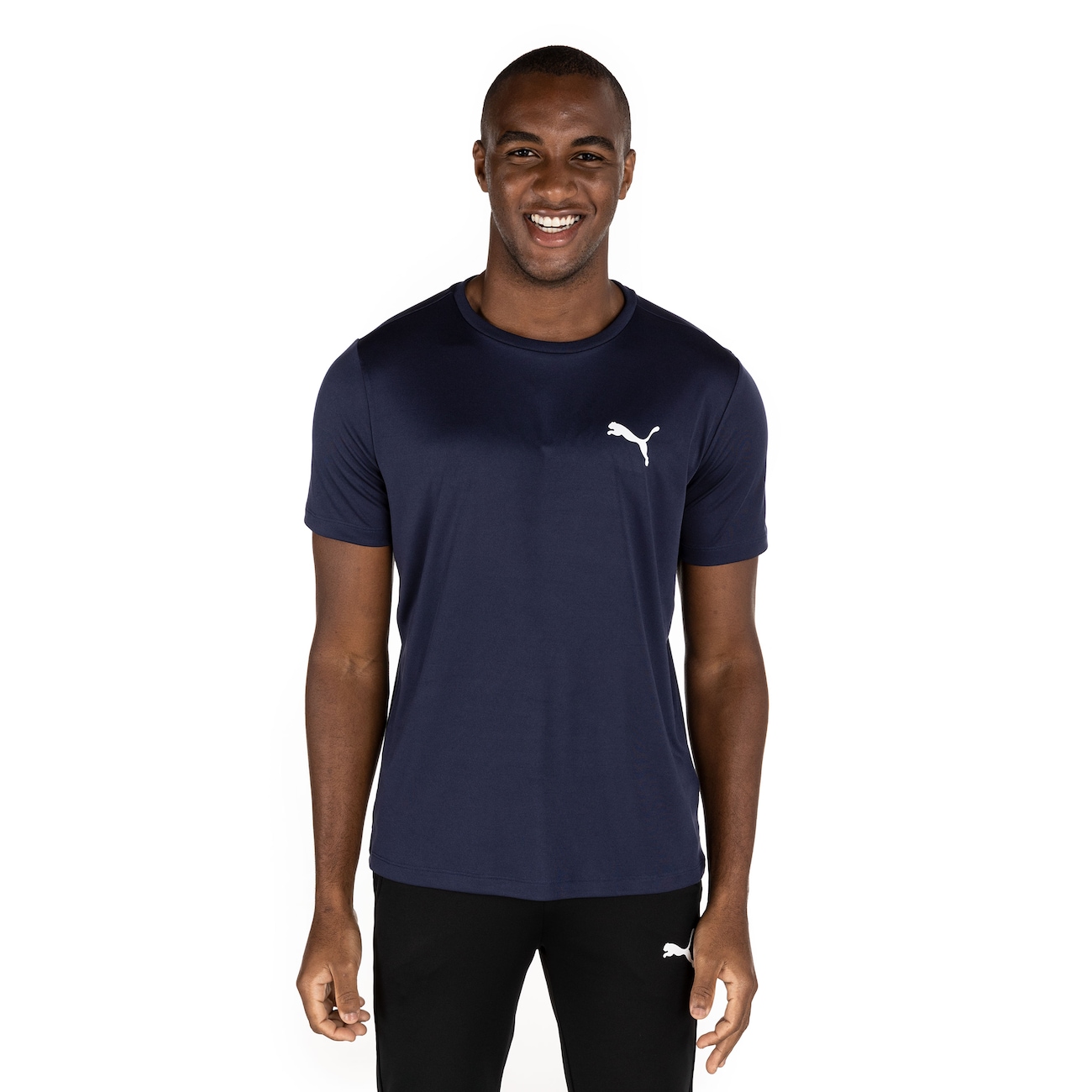 Camiseta Puma Manga Curta Active Small Logo - Masculina