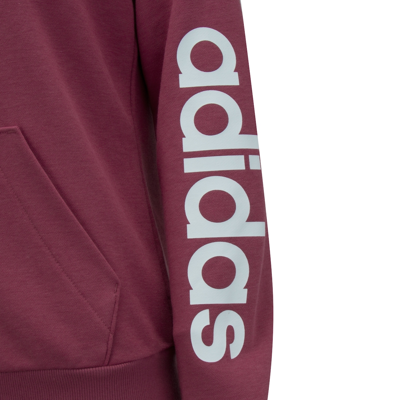 Jaqueta de Moletom adidas com Capuz Logo Linear - Feminina - Video 1