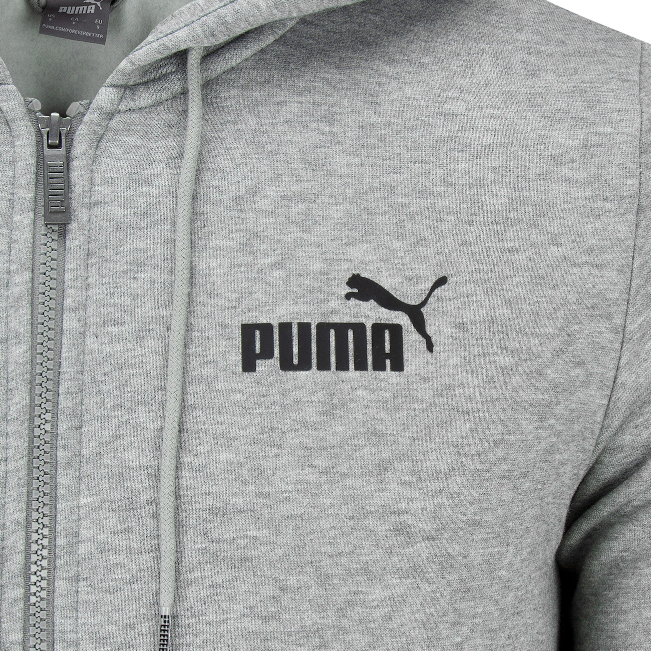 Jaqueta Puma com Capuz Essentials Small Logo FZ Hoodie FL - Masculina - Video 1