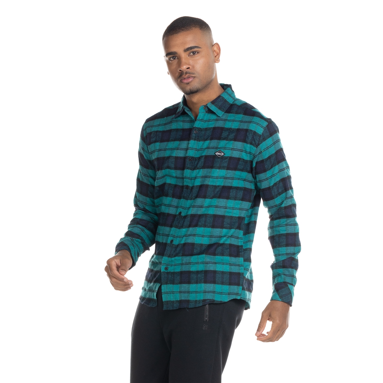 Camisa Xadrez O'neill Manga Longa 23879 - Masculina